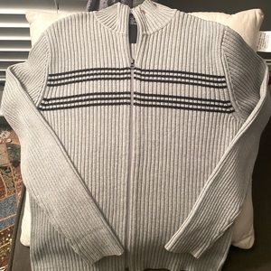 RL polo zipper down sweater